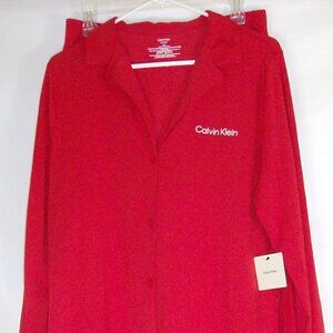 Calvin Klein Sleepwear Red Pajamas Size L Super Soft! NWT!